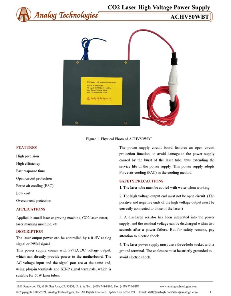 Analog Technologies ACHV50WBT User manual