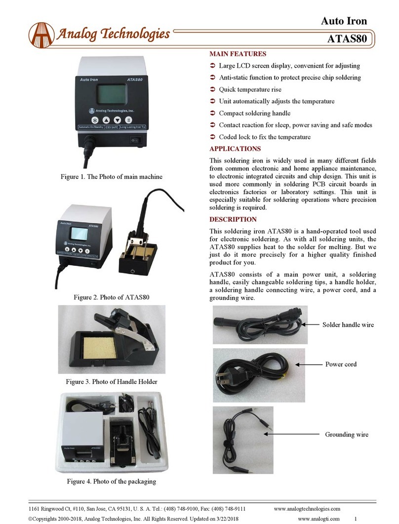 Analog Technologies ATAS80 User manual