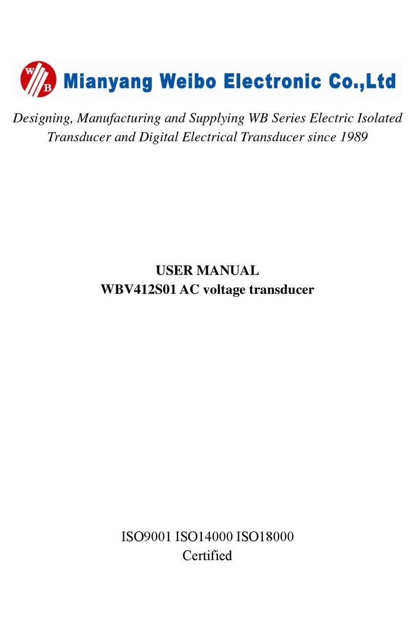 Mianyang Weibo Electronic WBV412S01 user manual