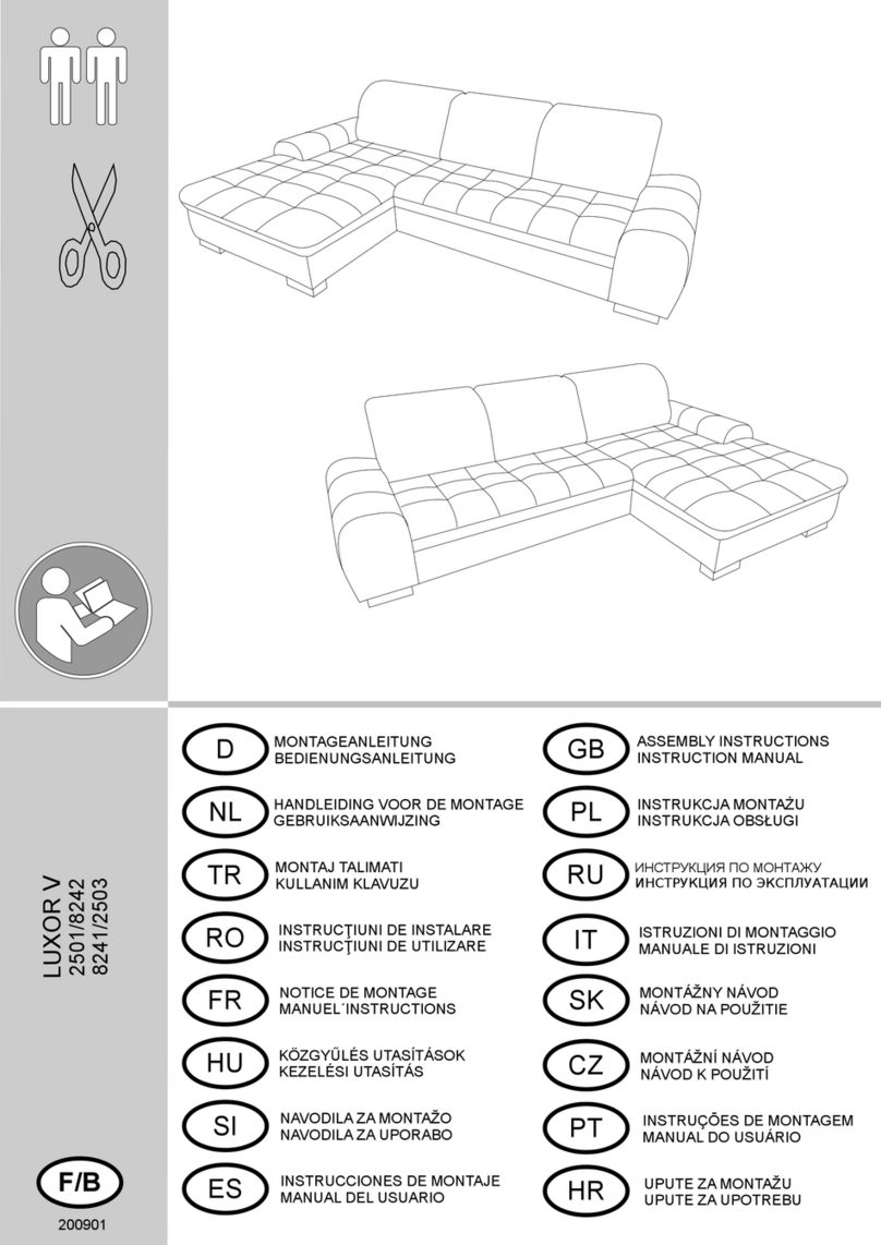 SIT&MORE LUXOR V Assembly instructions