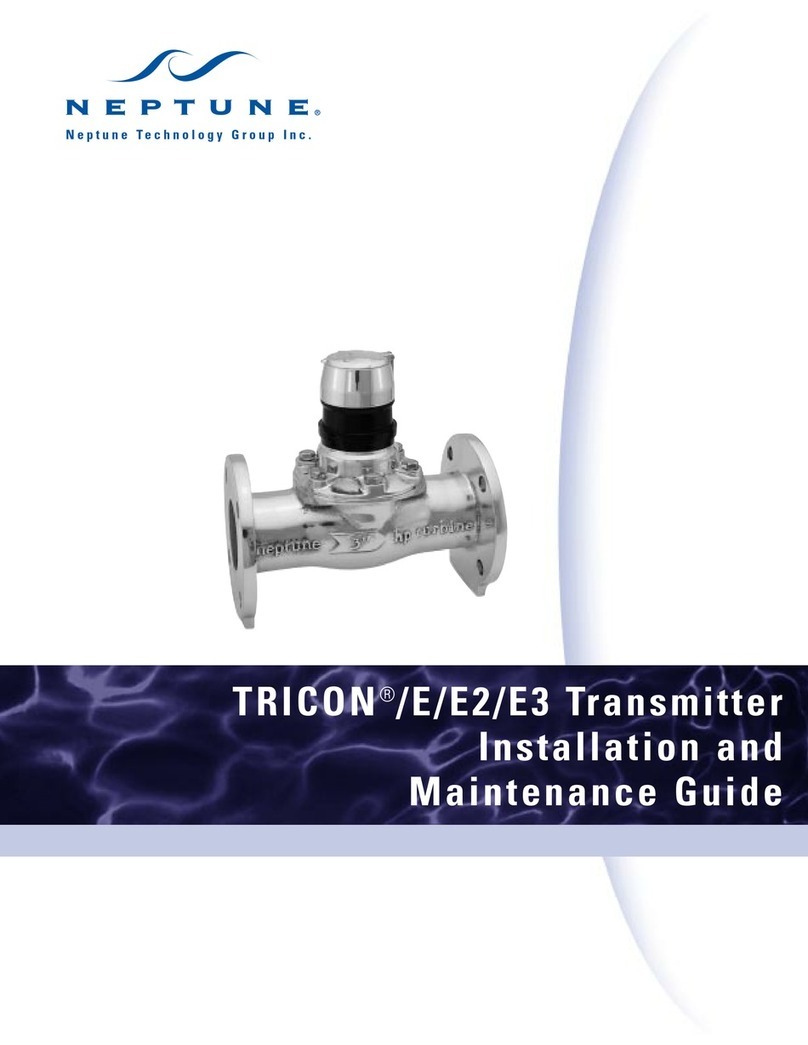 Neptune TRICON E Installation and maintenance guide