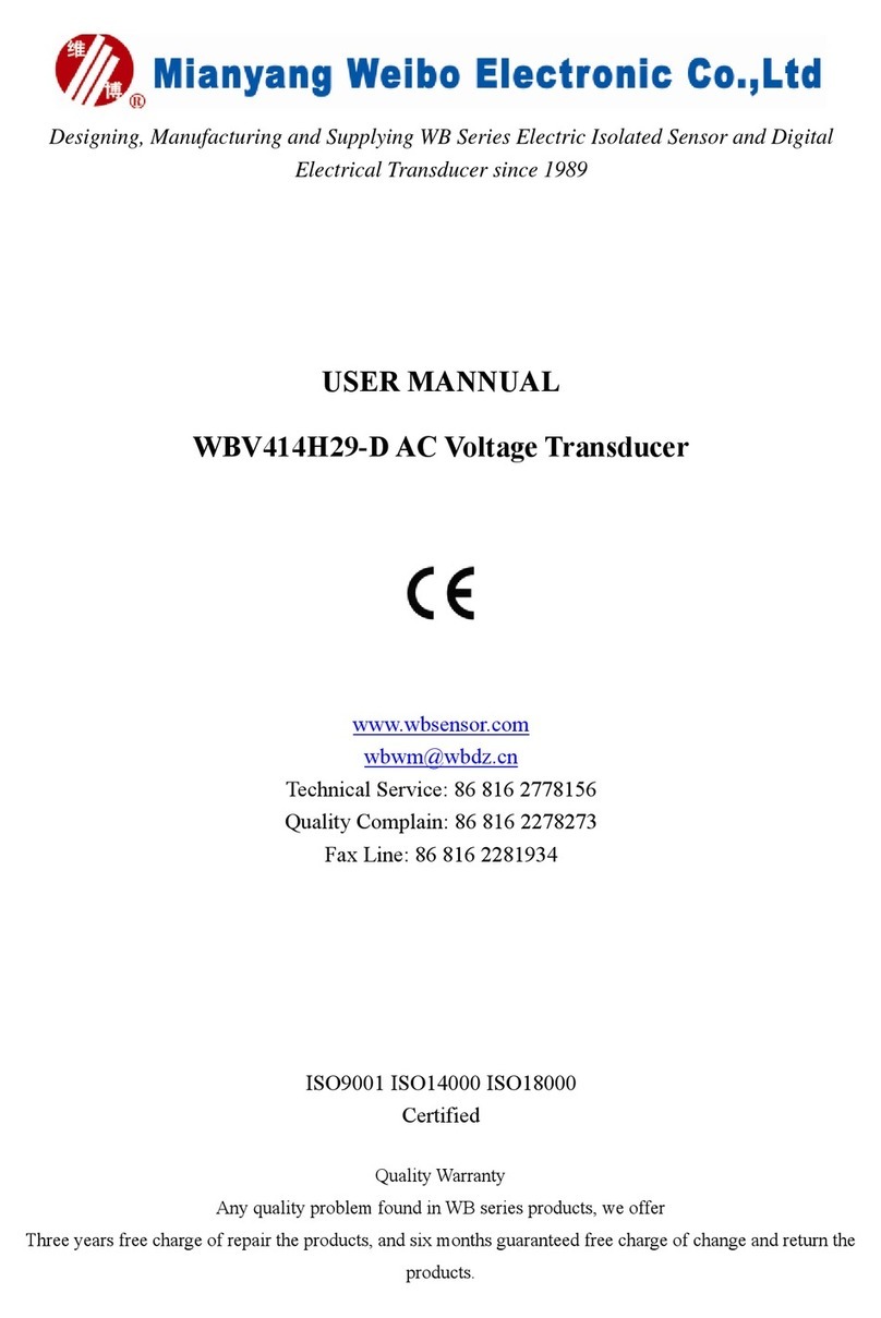 Mianyang Weibo Electronic WBV414H29-D user manual