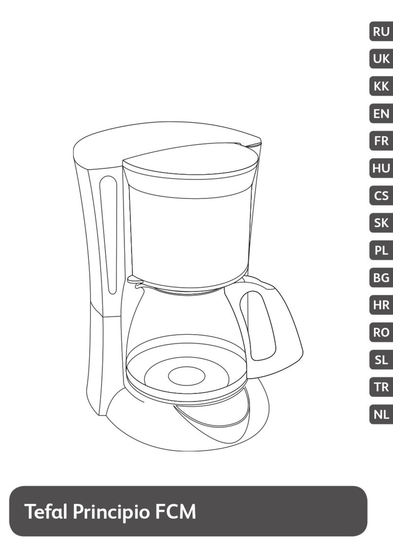 TEFAL Principio FCM User manual