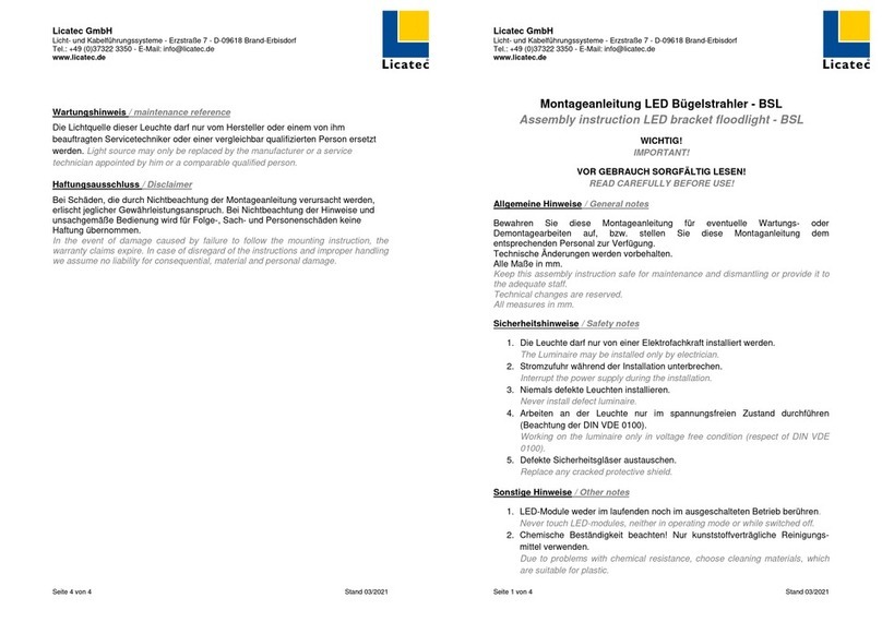 Licatec BSL User manual