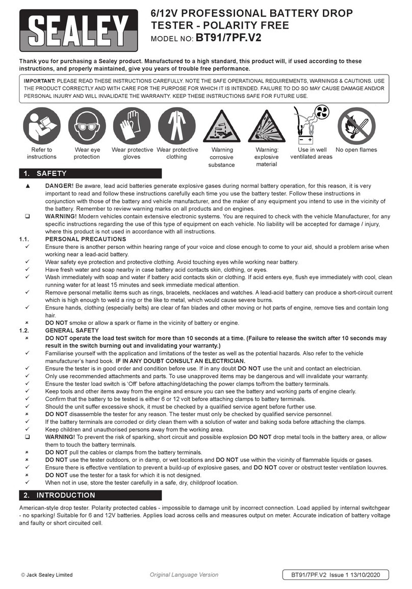 Sealey BT91/7PF.V2 User manual