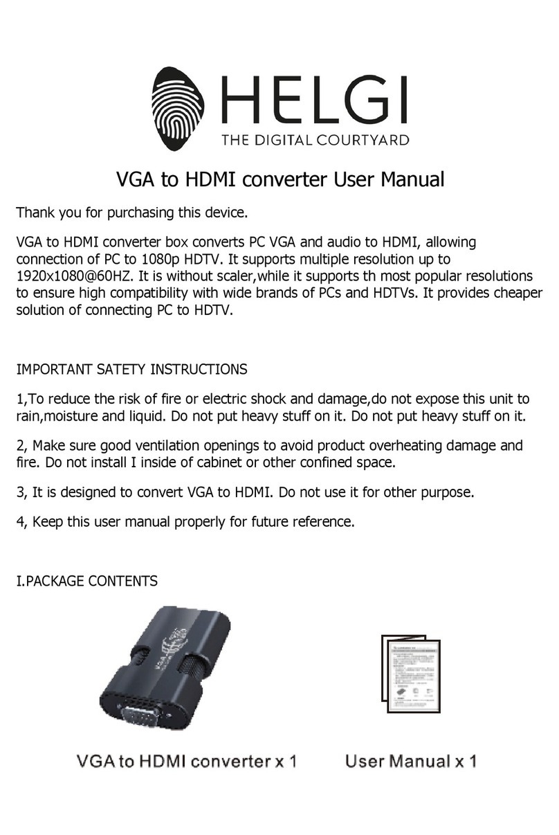 HELGI LIG0350MINI User manual