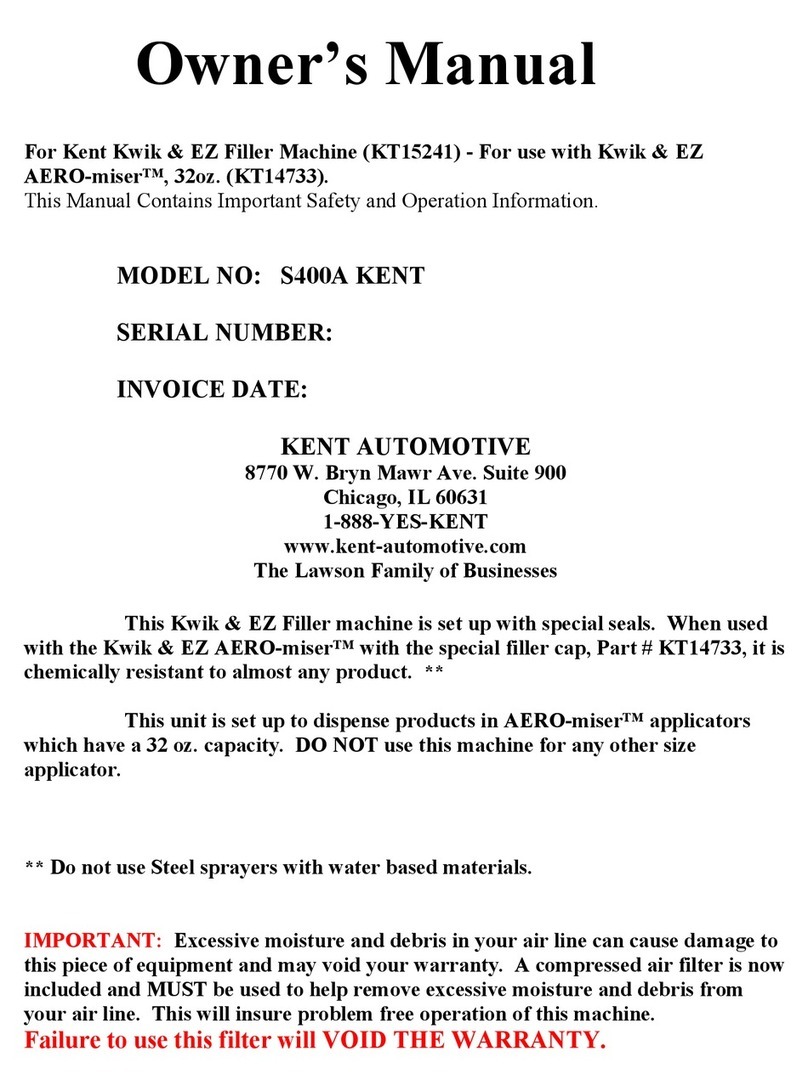 KENT S400A owner's manual