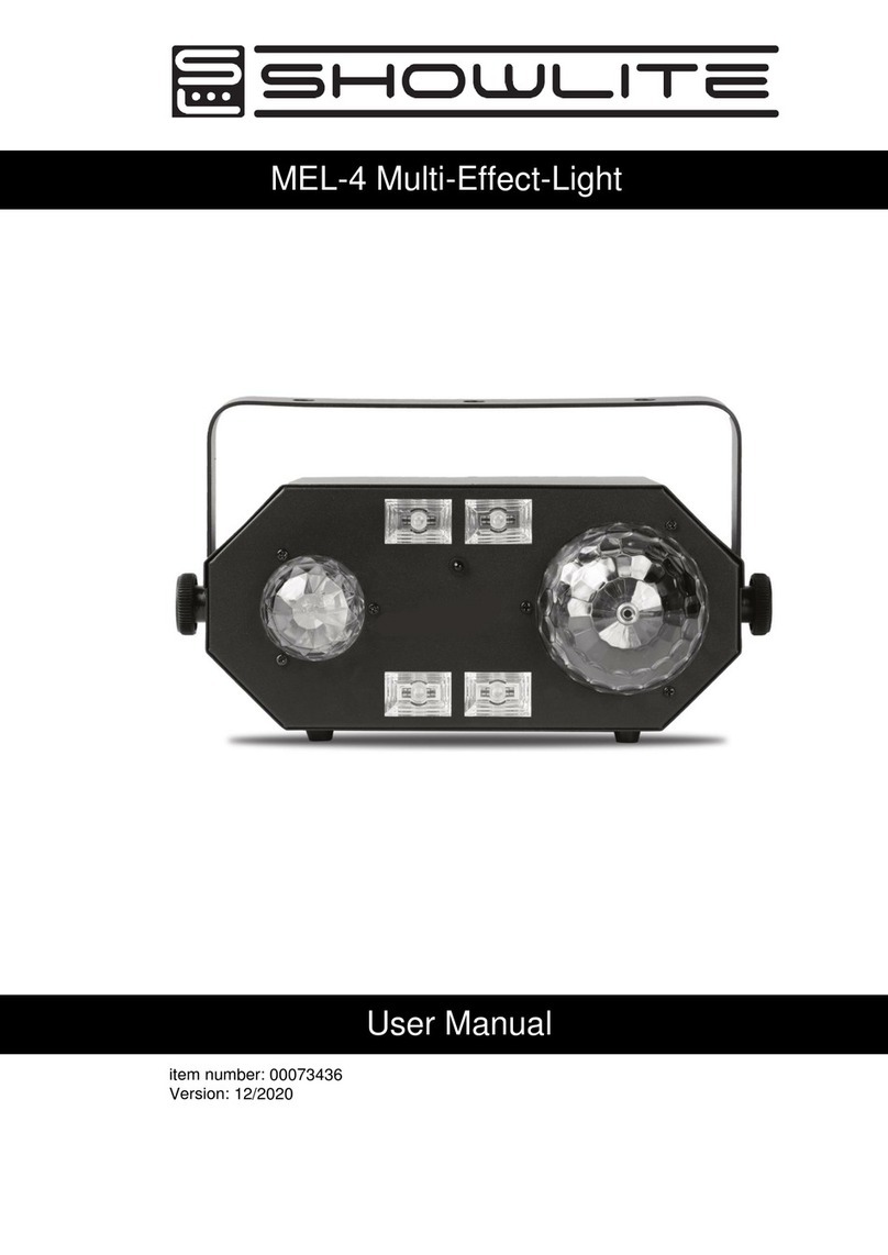 Showlite MEL-4 user manual
