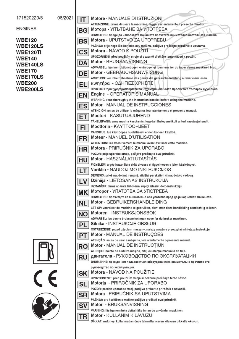 ST WBE120LS Operator's manual