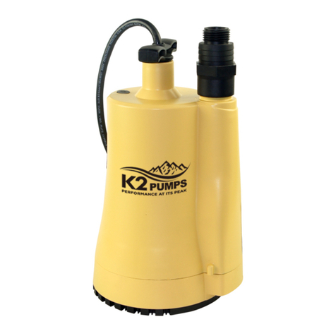 K2 Pumps UTM01602K owner's manual