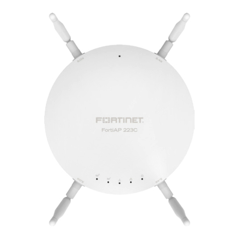 Fortinet FortiAP 223C quick start guide