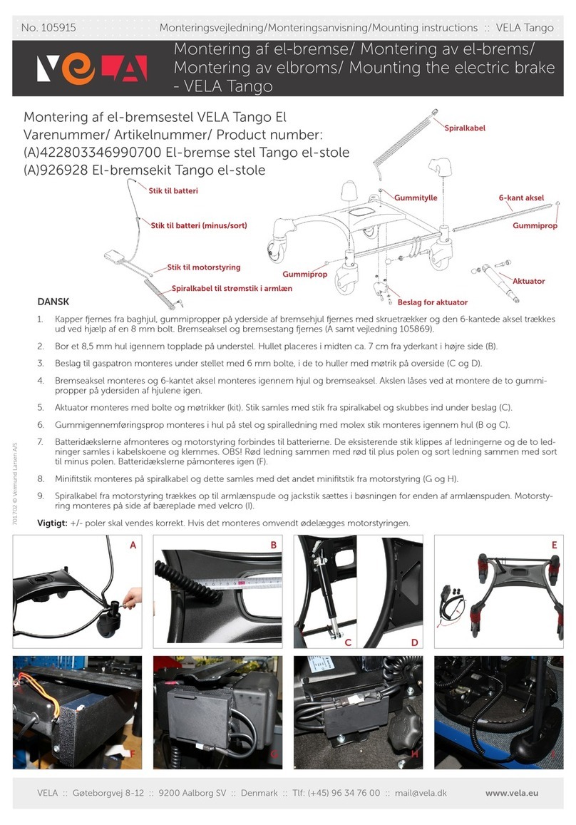Vela Tango Mounting instructions