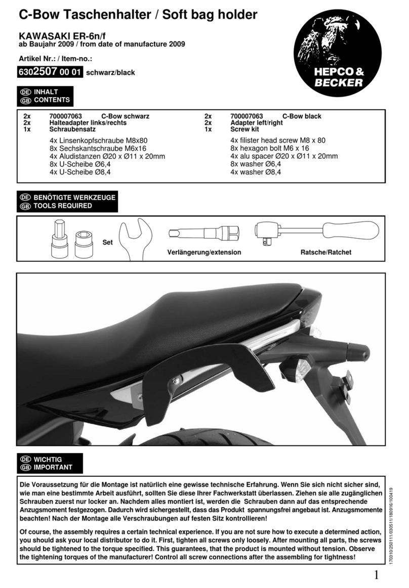 hepco & becker 6302507 00 01 User manual