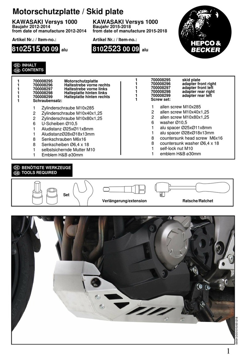 hepco & becker 8102515 00 09 User manual hepco & becker 8102515 00 09 User manual