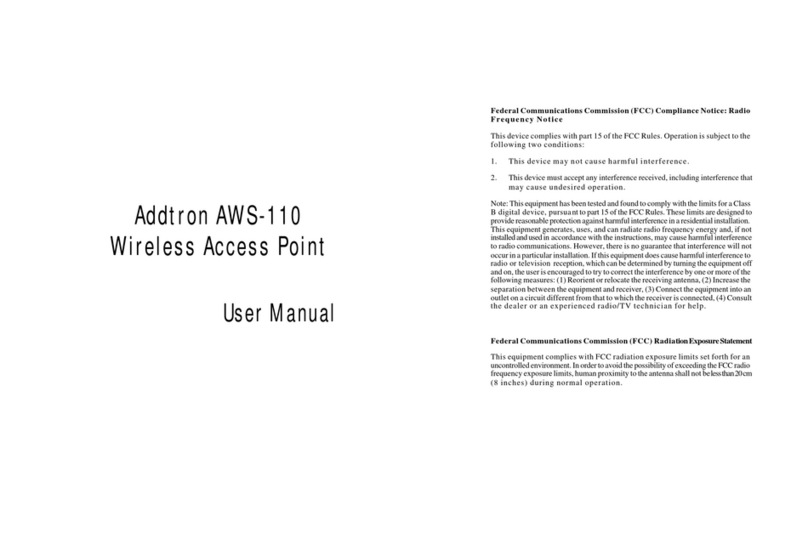 Addtron Technology AWS-110 user manual