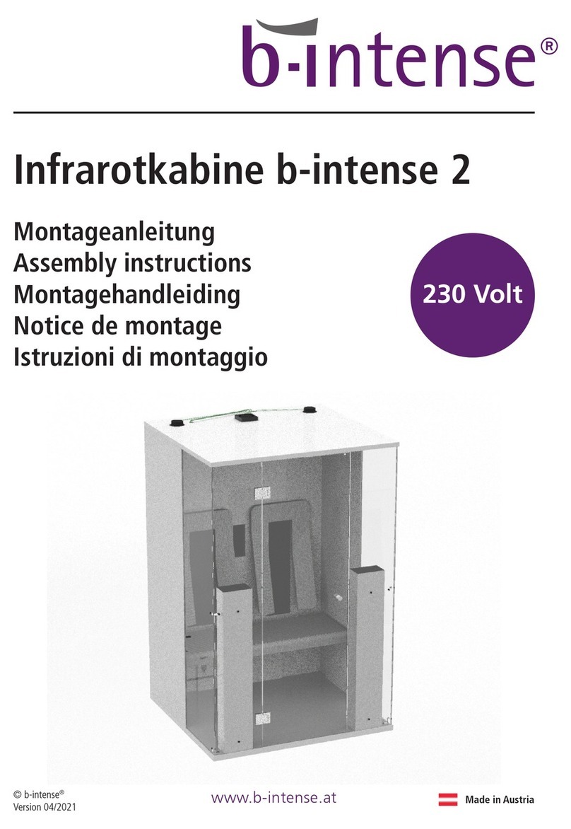 b-intense 2 User manual