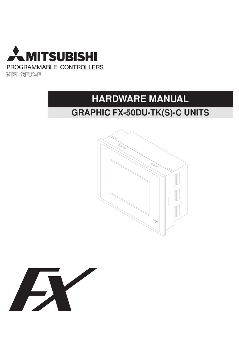 Mitsubishi MELSEC-F FX-50DU-TKS-C User manual Mitsubishi MELSEC-F FX-50DU-TKS-C User manual