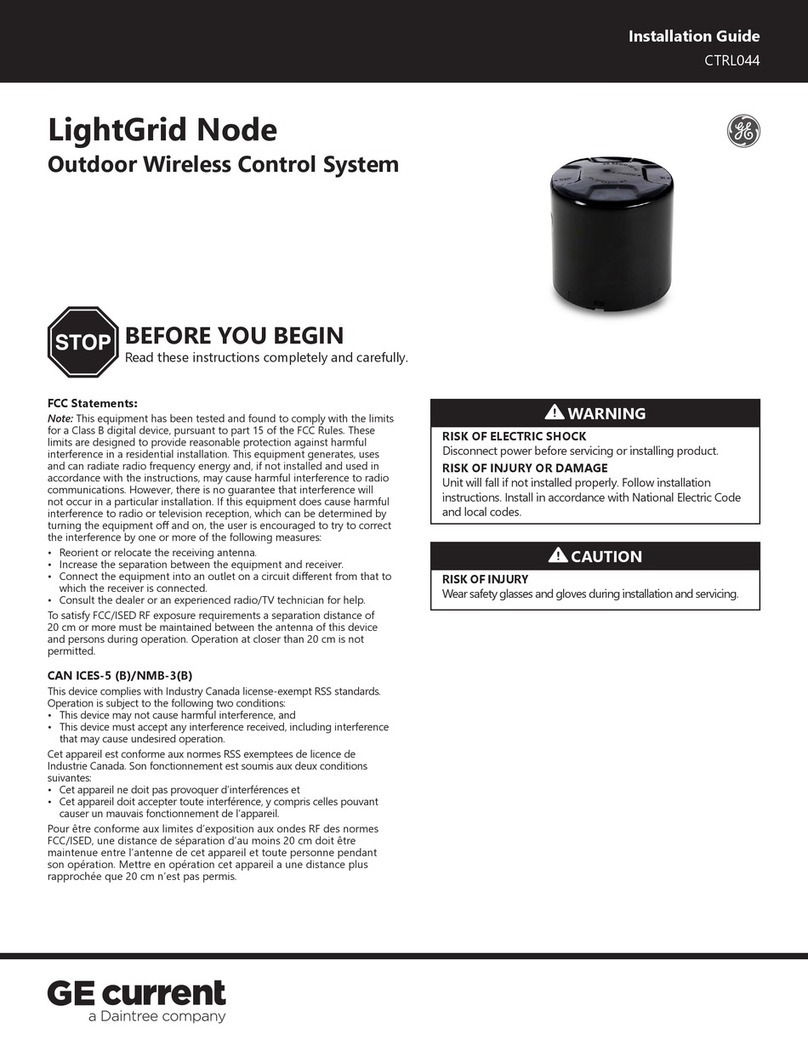 Daintree GE current LightGrid Node installation guide
