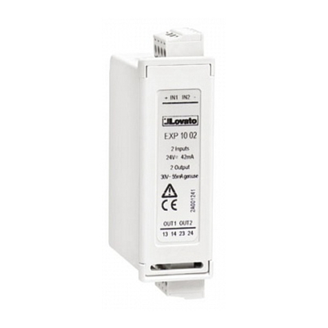 LOVATO ELECTRIC EXP10 02 User manual