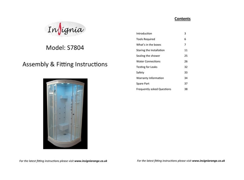 Insignia S7804 Assembly & fitting instructions