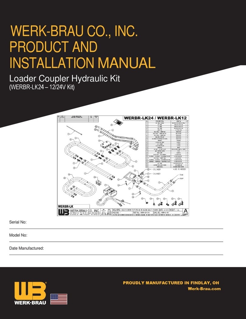 Werk-Brau WERBR-LK24 Product and installation manual Werk-Brau WERBR-LK24 Product and installation manual