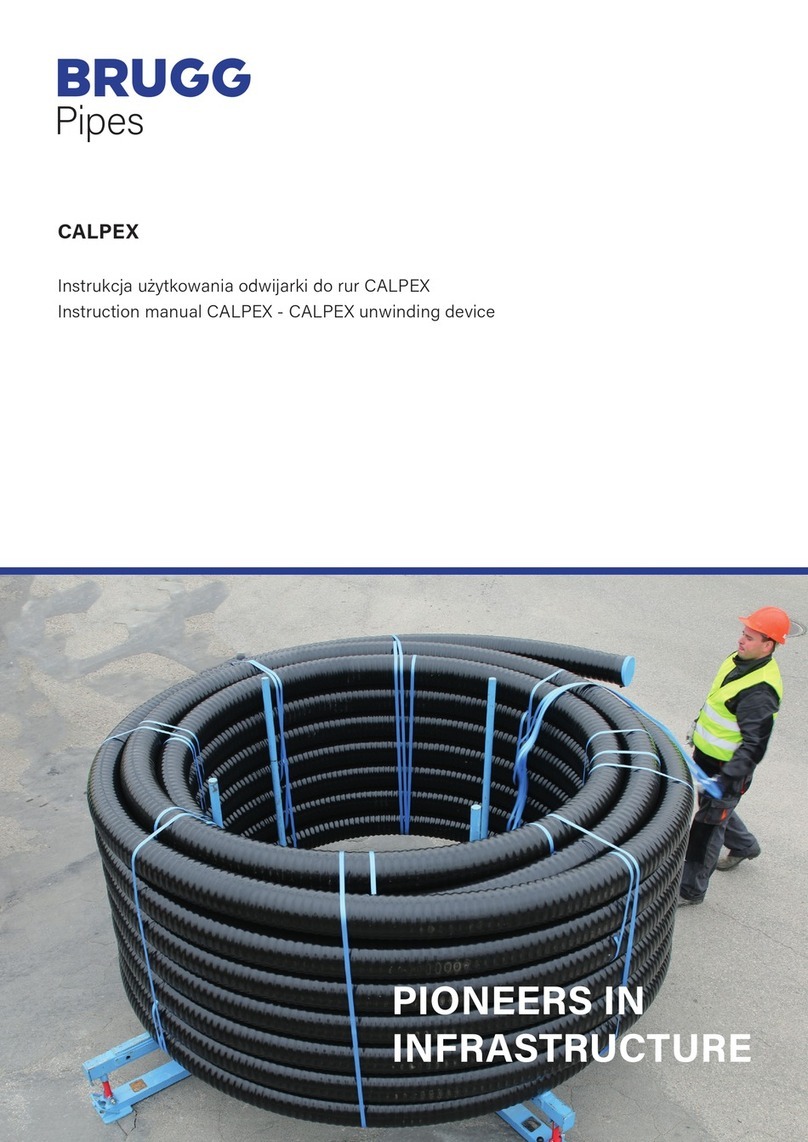 Brugg CALPEX instruction manual