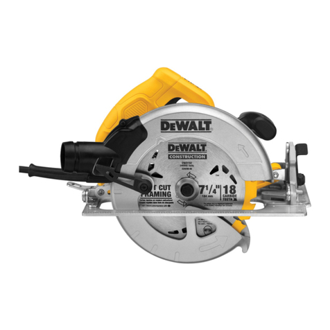 DeWalt DWE575DC quick start guide