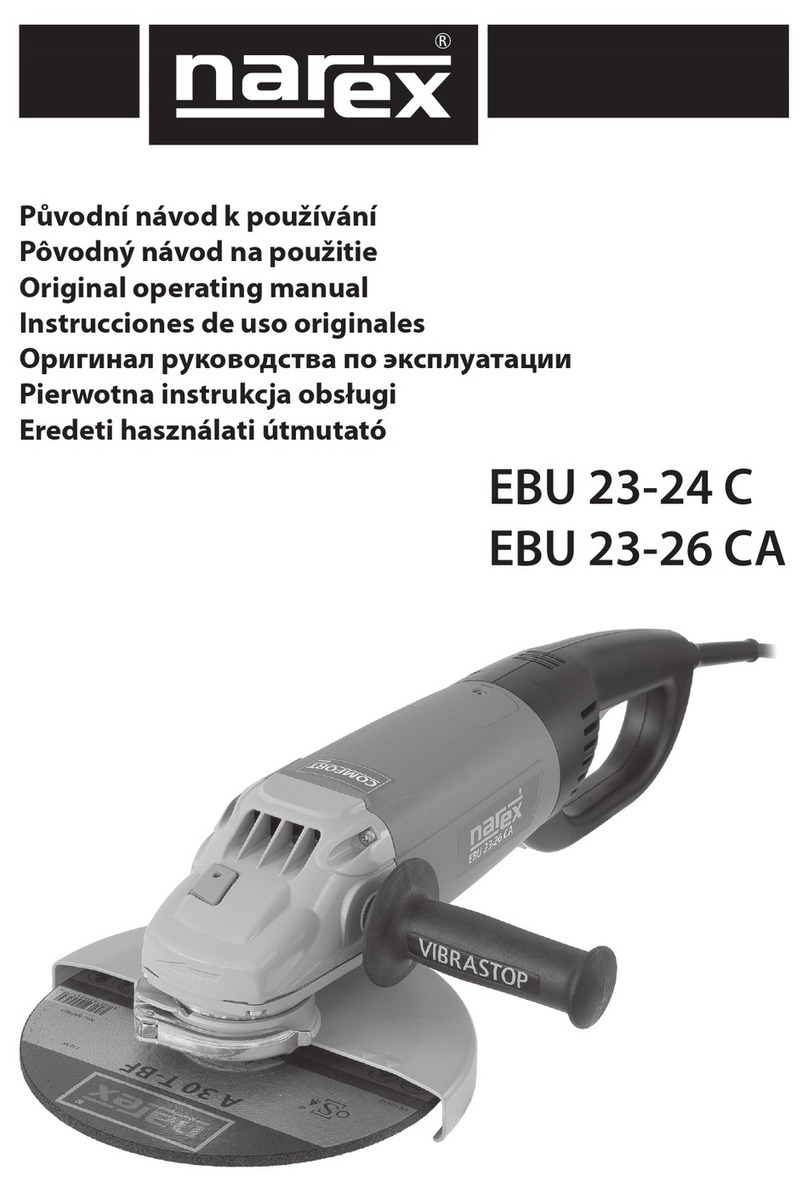 Narex EBU 23-24 C Installation instructions