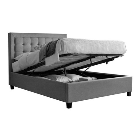 Happy Beds Brandon 4FT6 Ottoman Bed Assembly instructions Happy Beds Brandon 4FT6 Ottoman Bed Assembly instructions