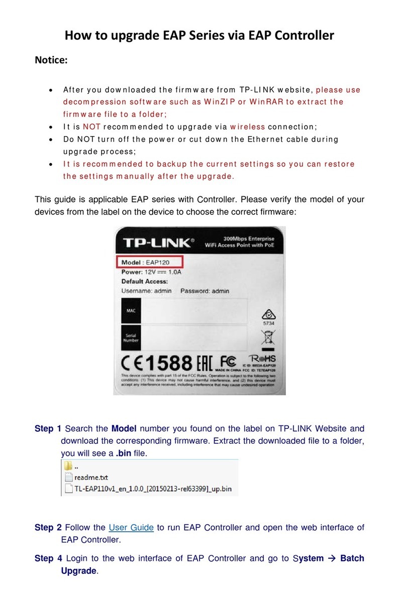 TP-Link Auranet EAP120 Quick start guide