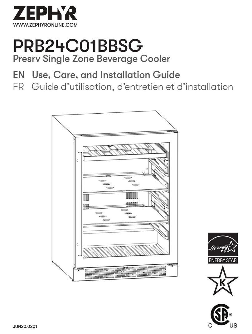 Zephyr Presrv PRB24C01BBSG Installation guide