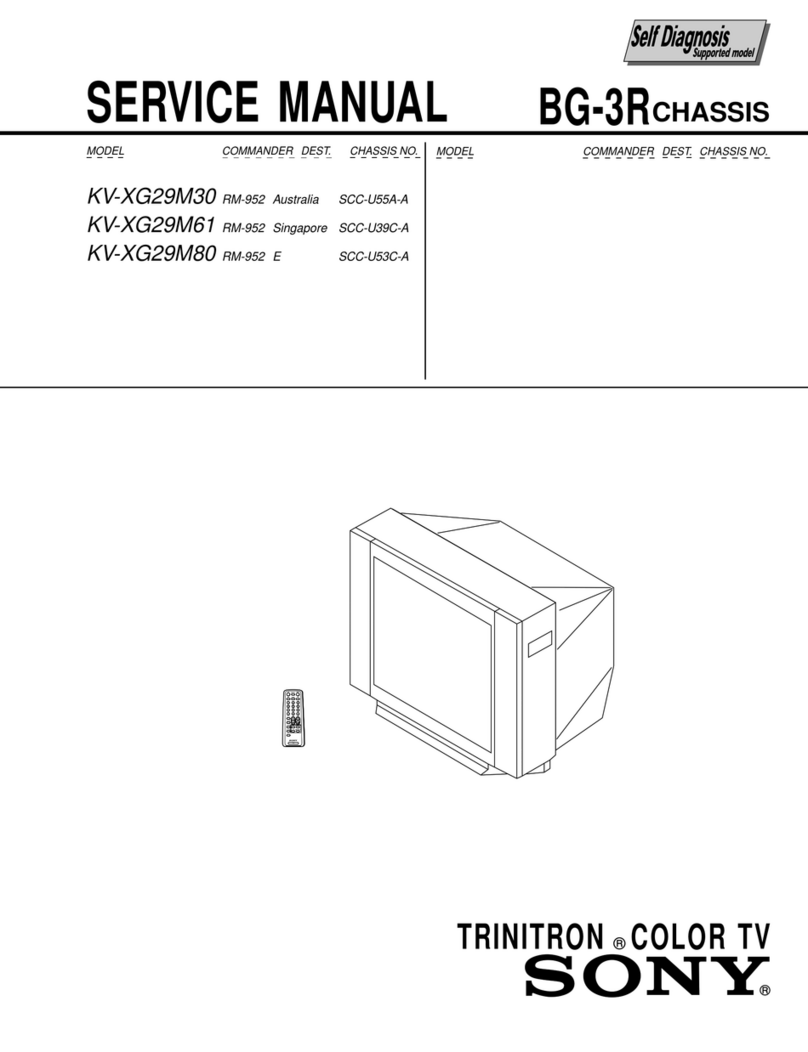 Sony TRINITRON KV-XG29M30 User manual