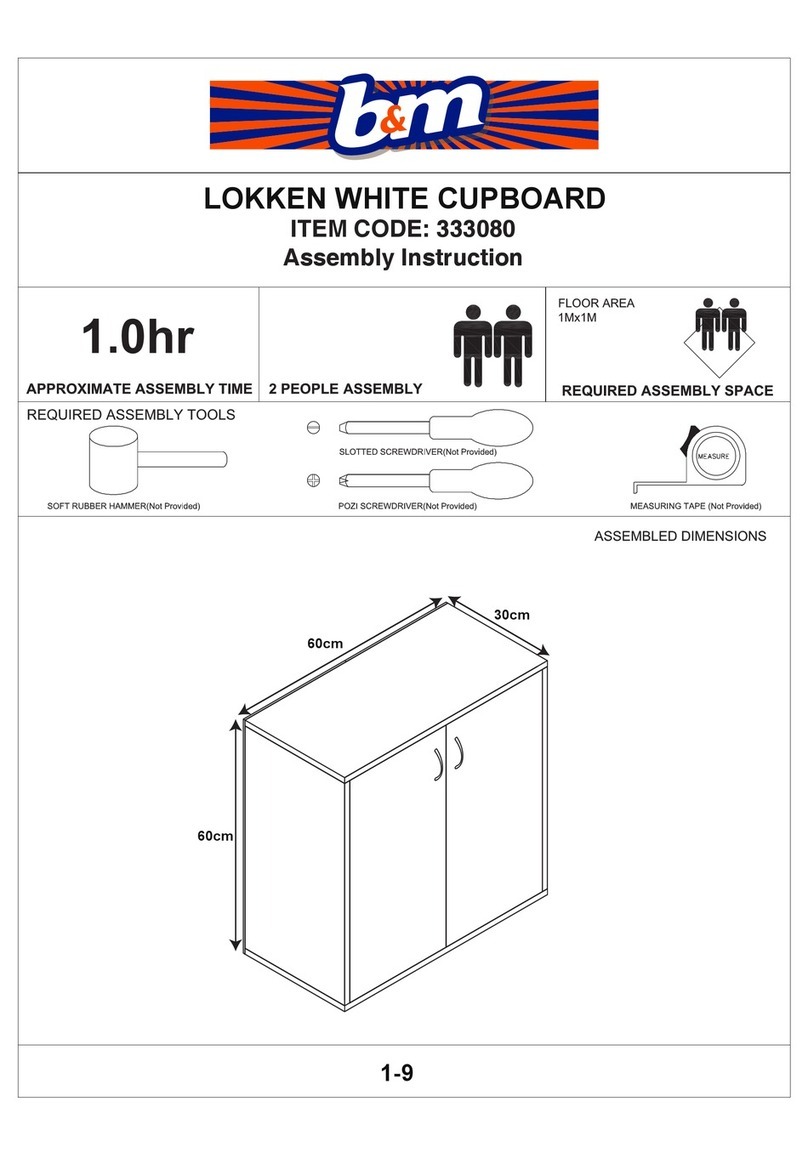 B&M 333080 Assembly instruction