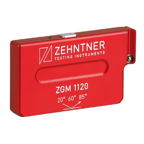 Proceq ZEHNTNER ZGM1120 User manual