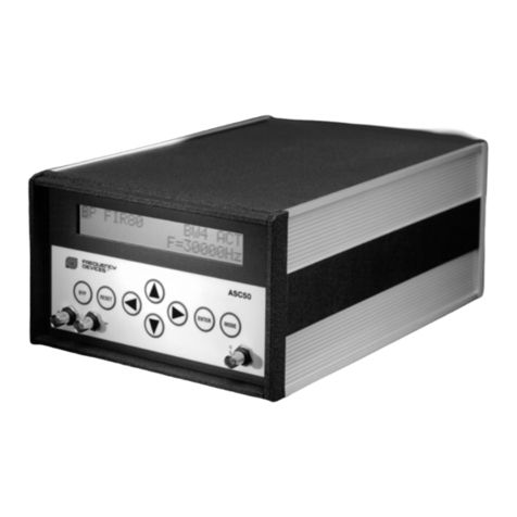Frequency Devices ASC-50 User manual