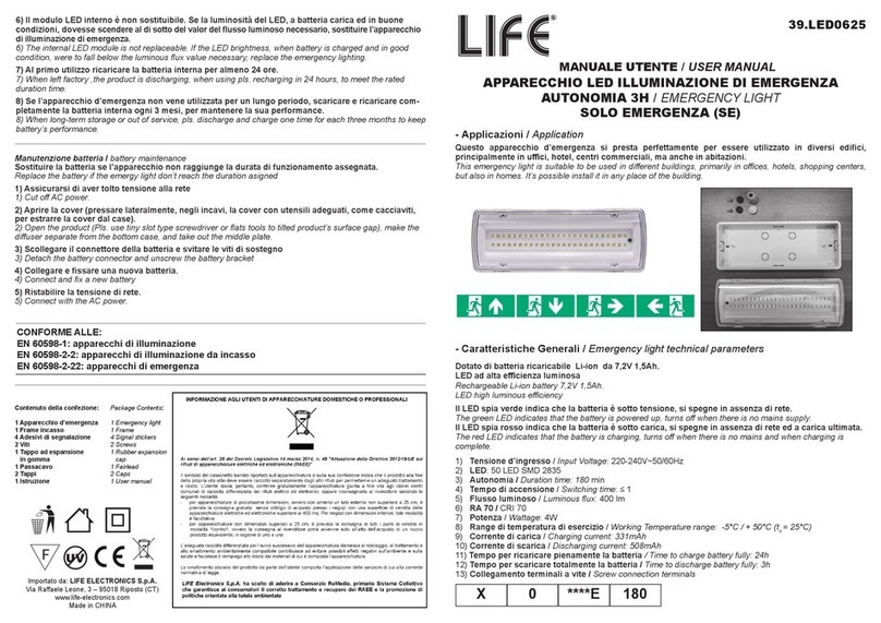 Life 39.LED0625 user manual