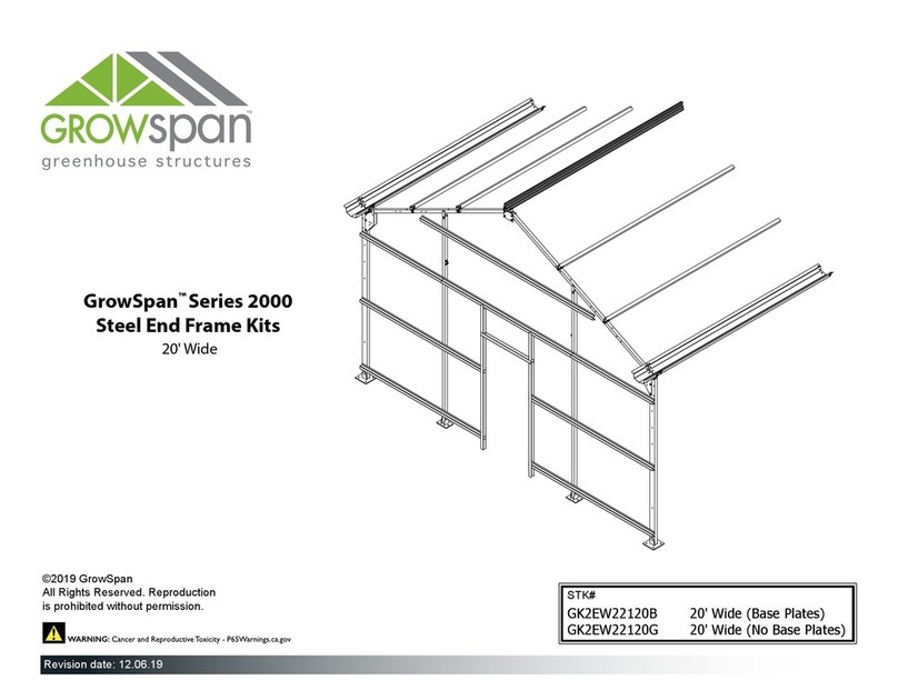 GrowSpan 2000 Series User manual GrowSpan 2000 Series User manual