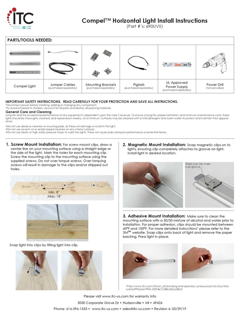 ITC Compel 690UVX Install instructions