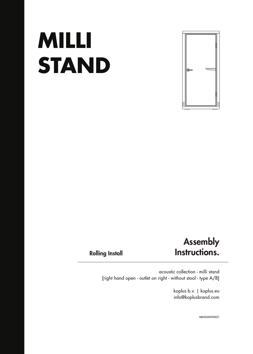 Koplus MILLI STAND User manual Koplus MILLI STAND User manual