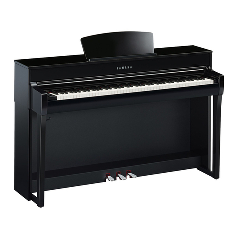 Yamaha Clavinova CLP-735 Mounting instructions Yamaha Clavinova CLP-735 Mounting instructions