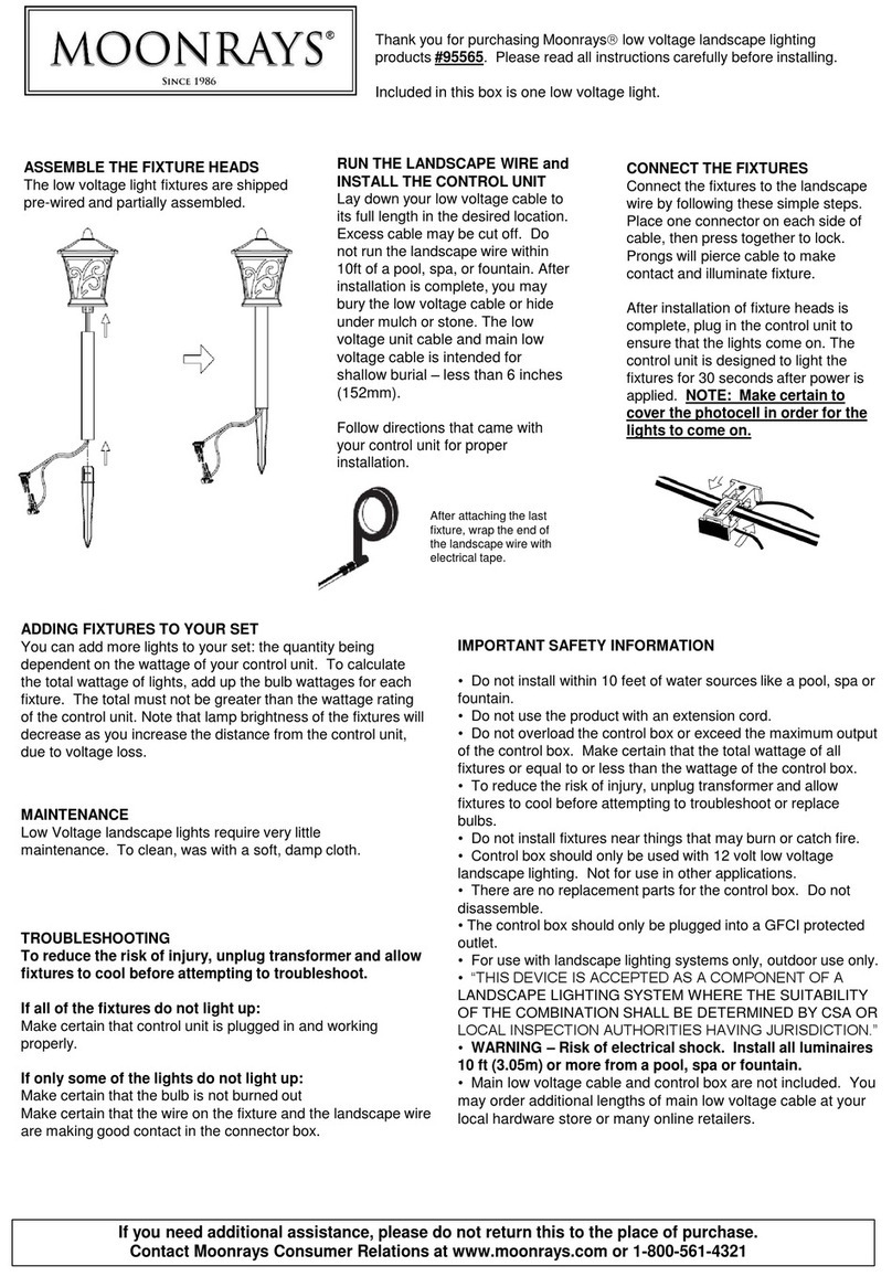 MOONRAYS 95565 User manual