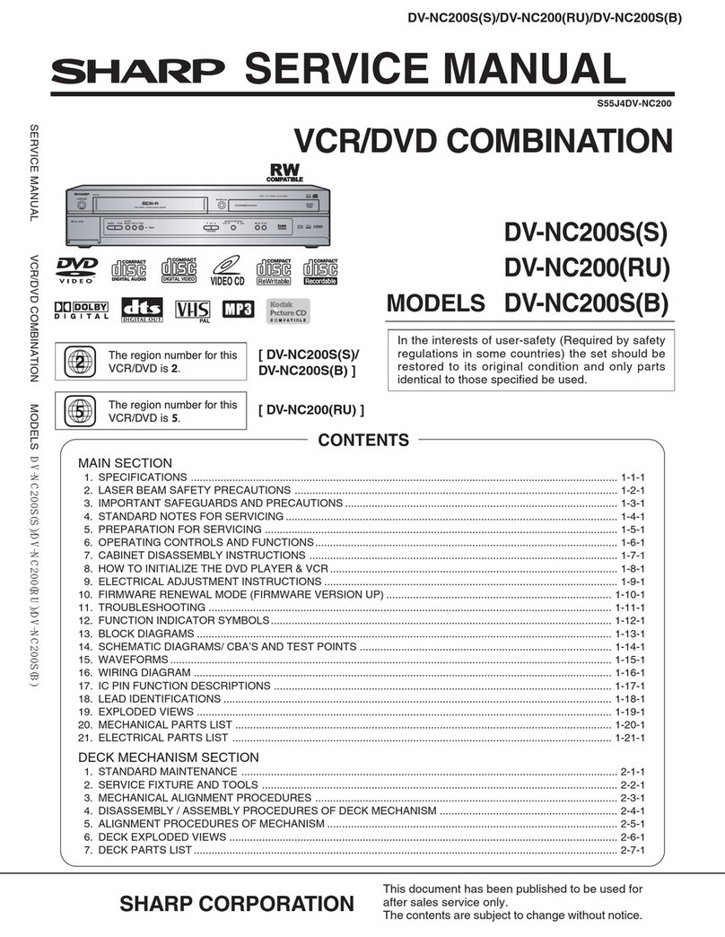 Sharp DV-NC200SS User manual