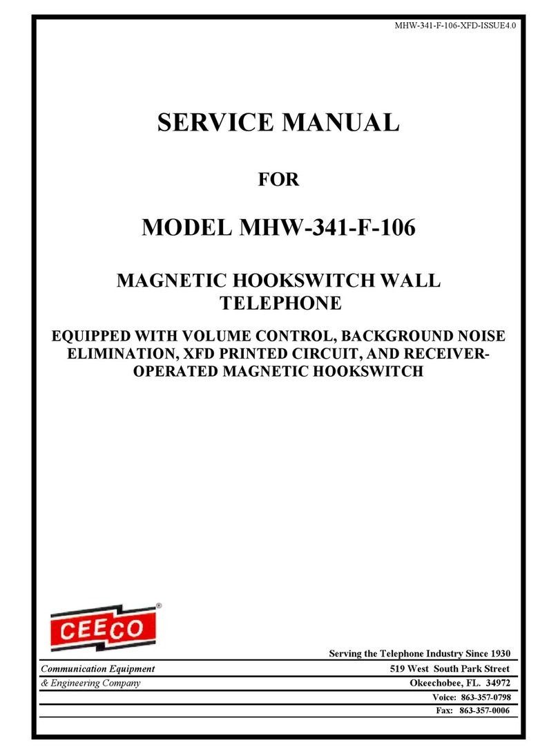 CEECO MHW-341-F-106 User manual