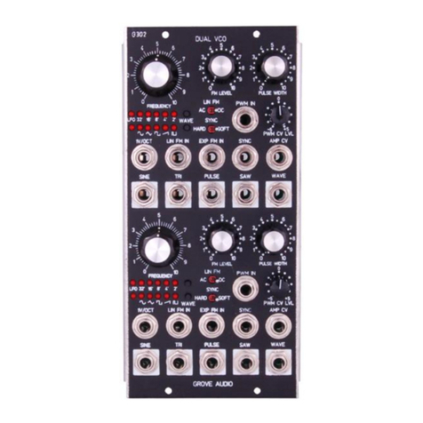 Grove Audio GMS-302 Preliminary operation manual