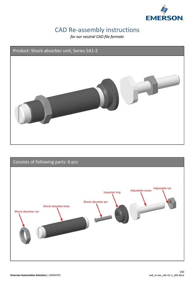 Emerson SA1-2 Series Installation instructions