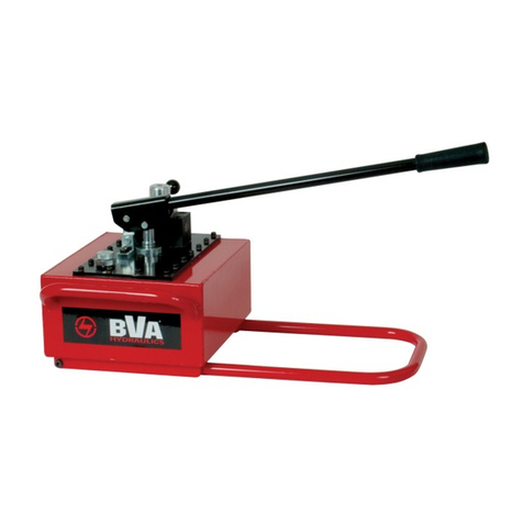 BVA P8701 instruction manual