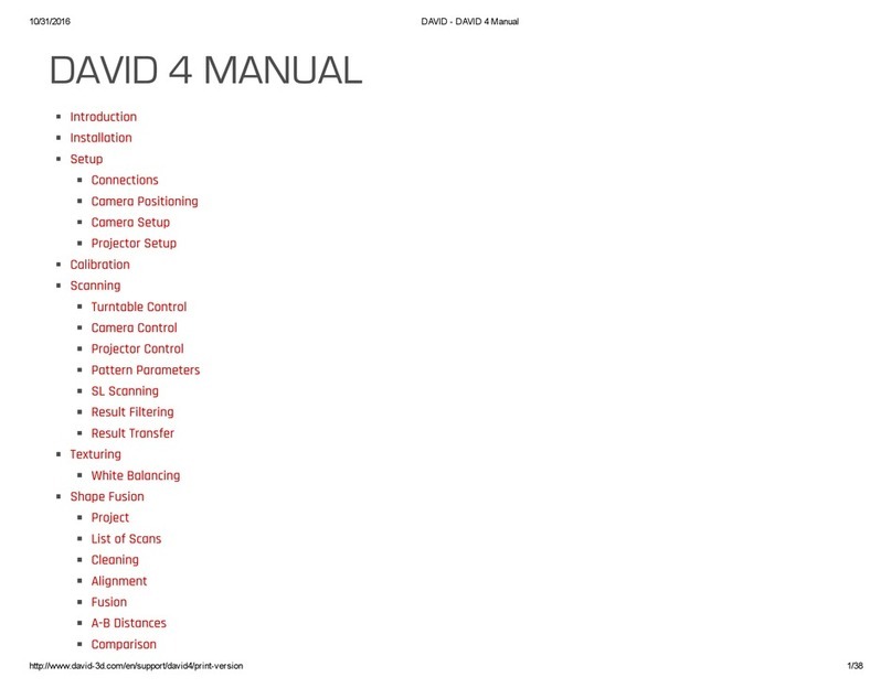 DAVID 4 User manual