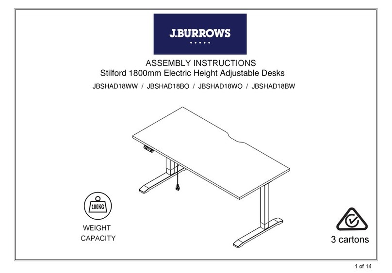 J.Burrows JBSHAD18WW Assembly instructions