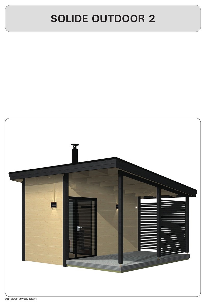 Harvia SOLIDE OUTDOOR 2 User manual Harvia SOLIDE OUTDOOR 2 User manual