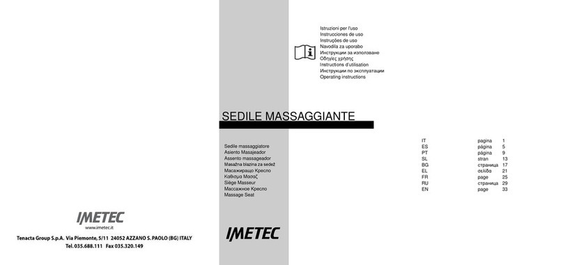 Imetec G2601 operating instructions